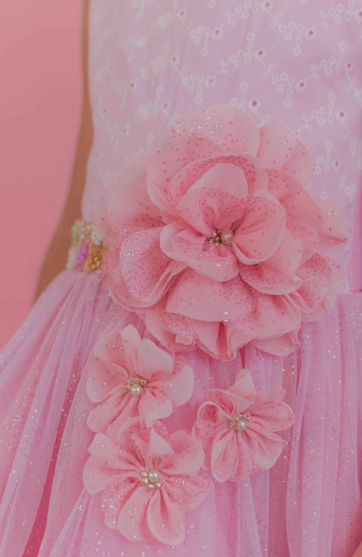 Vestido Para Niña Delicada - Rosa