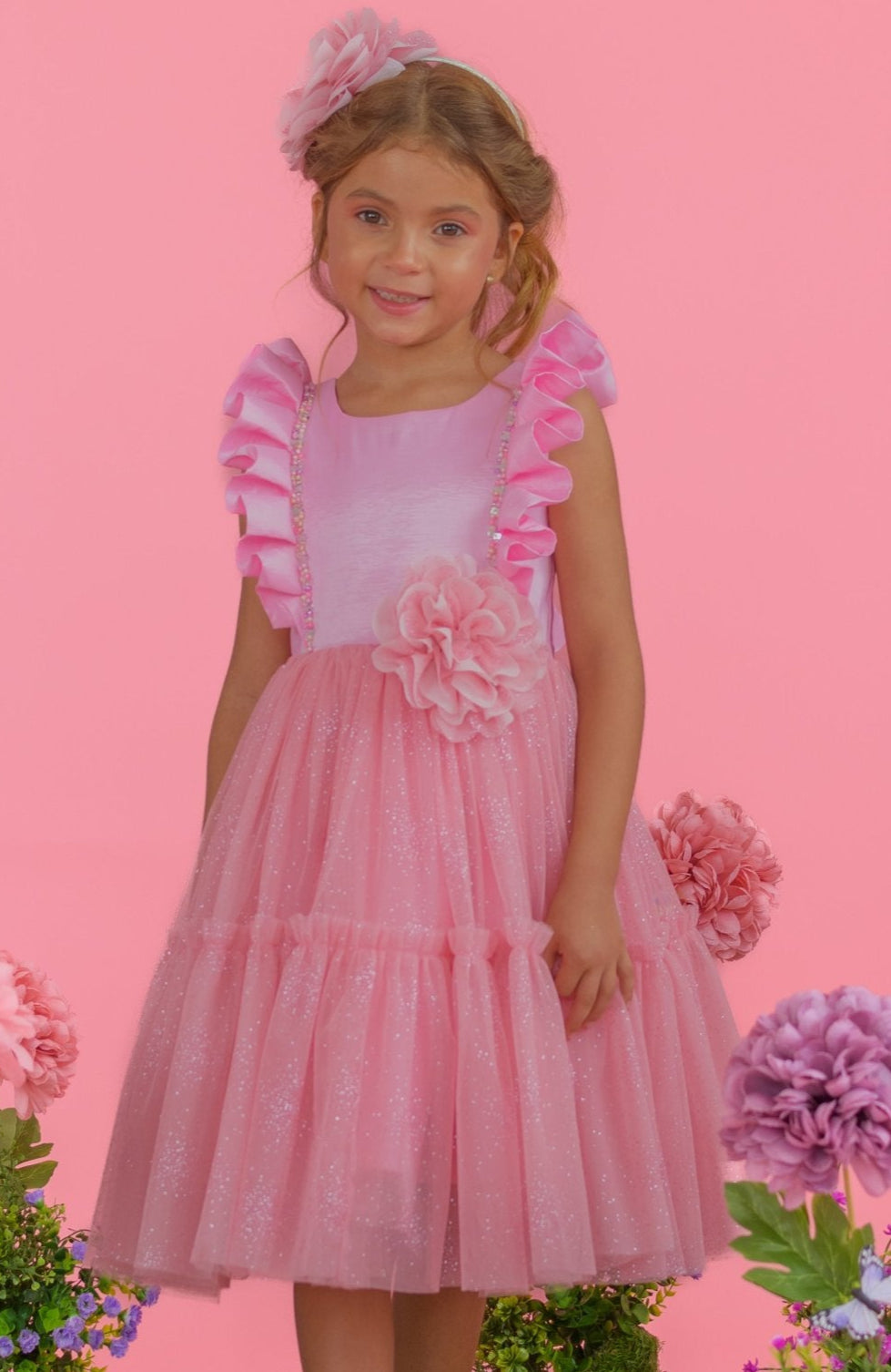 Vestido Para Niña Divina - Rosa