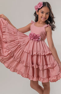 Vestido Para Niña Ambrosia Rosa