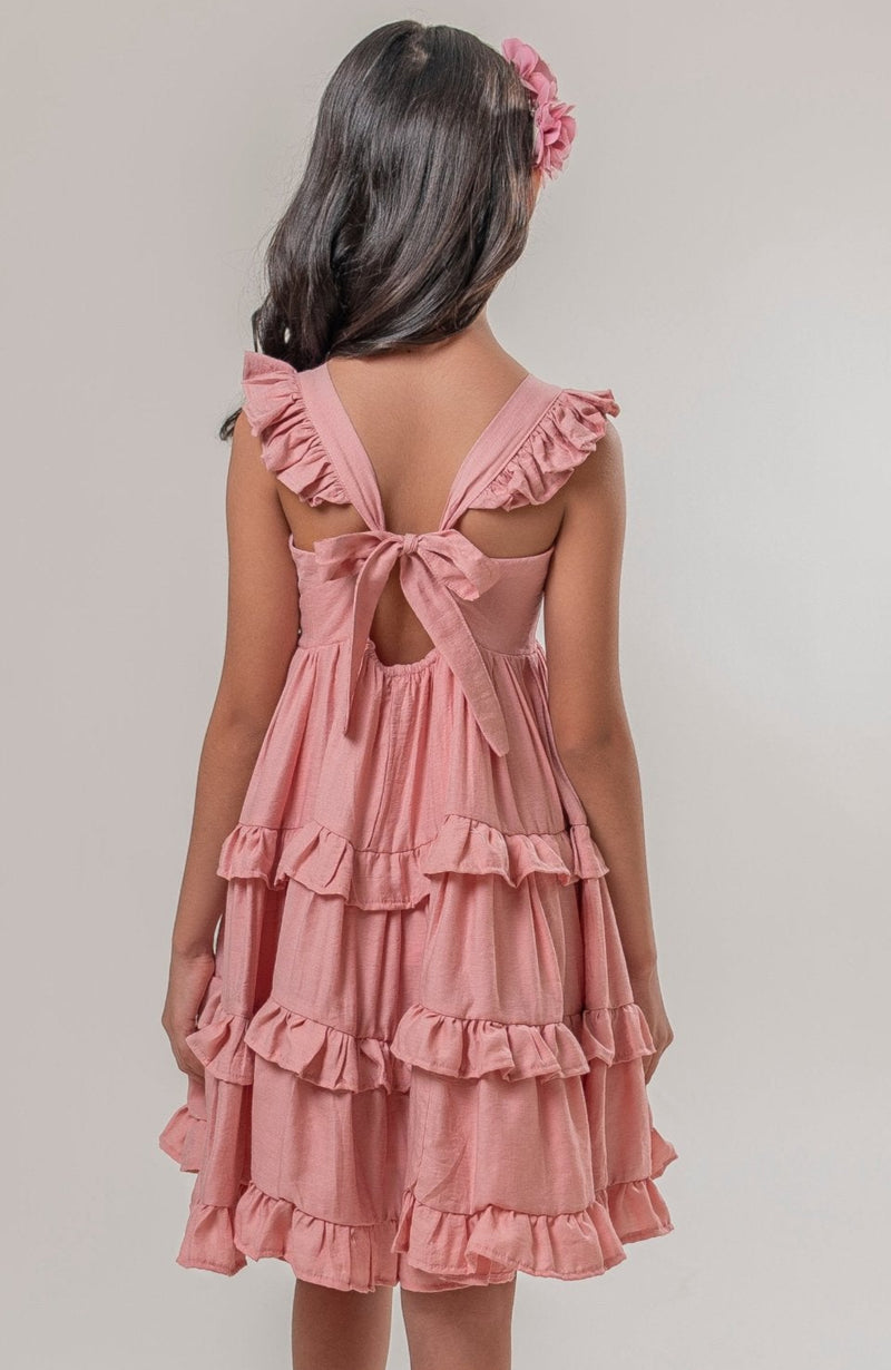 Vestido Para Niña Ambrosia Rosa