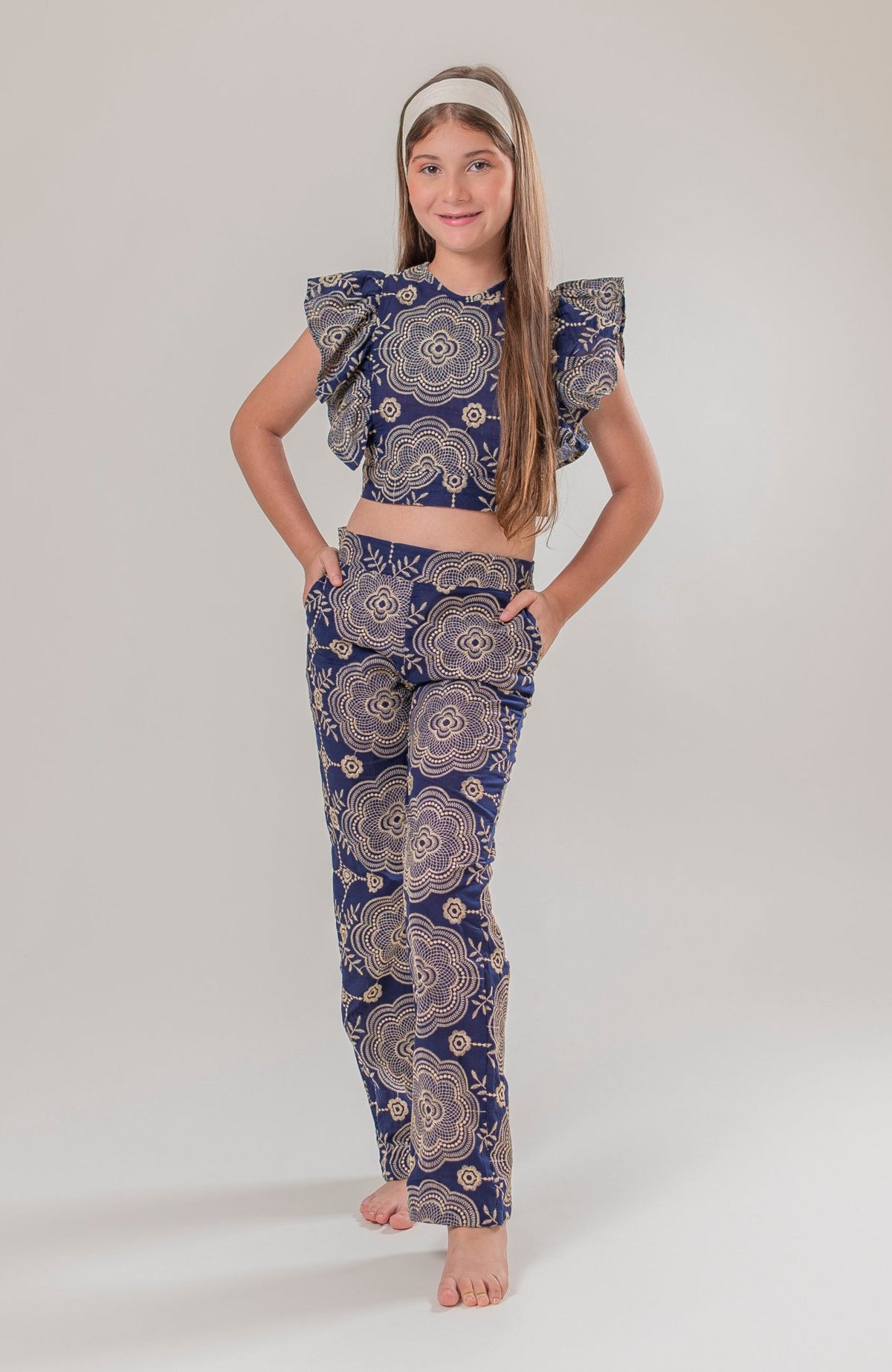 Conjunto Para Niña pantalon Sublime Azul