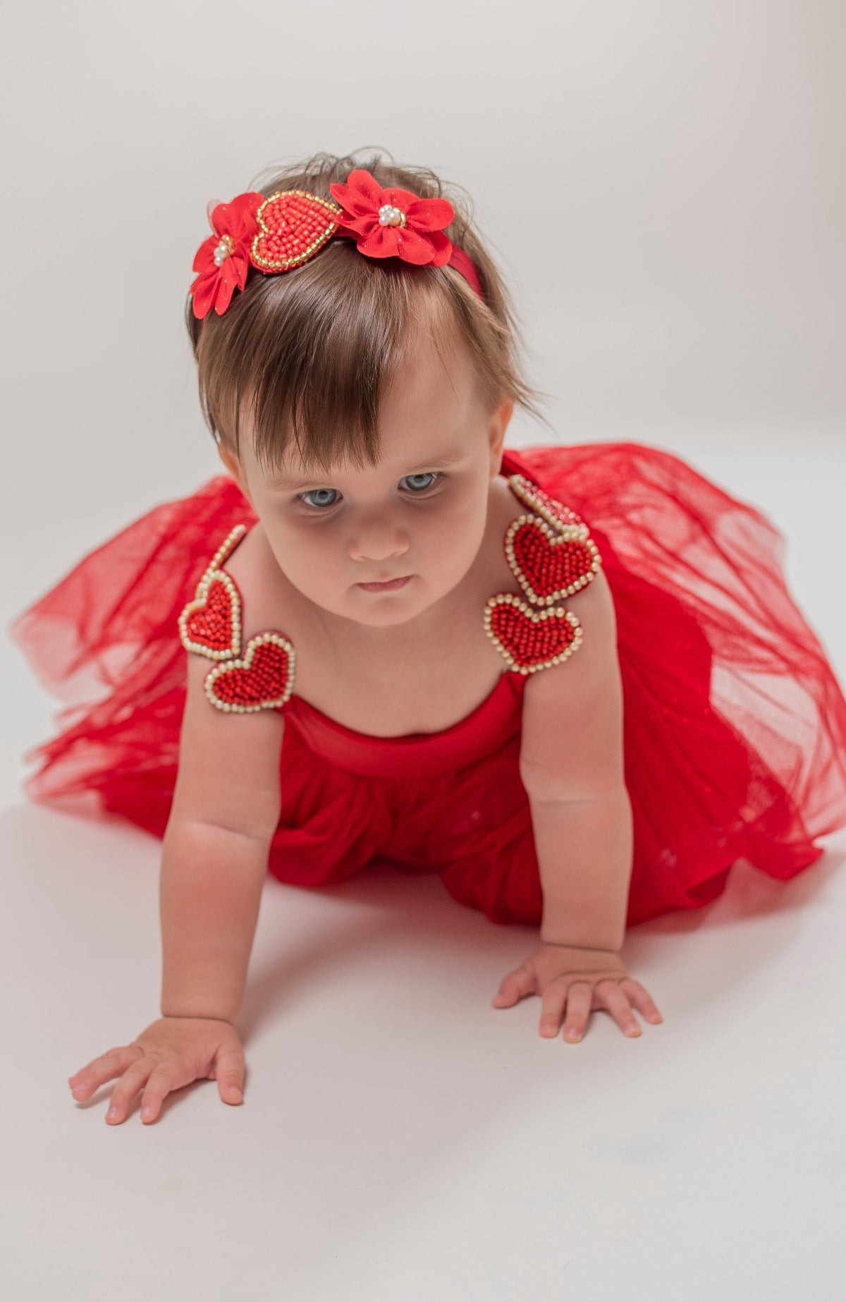 Vestido Para Bebita Corazón