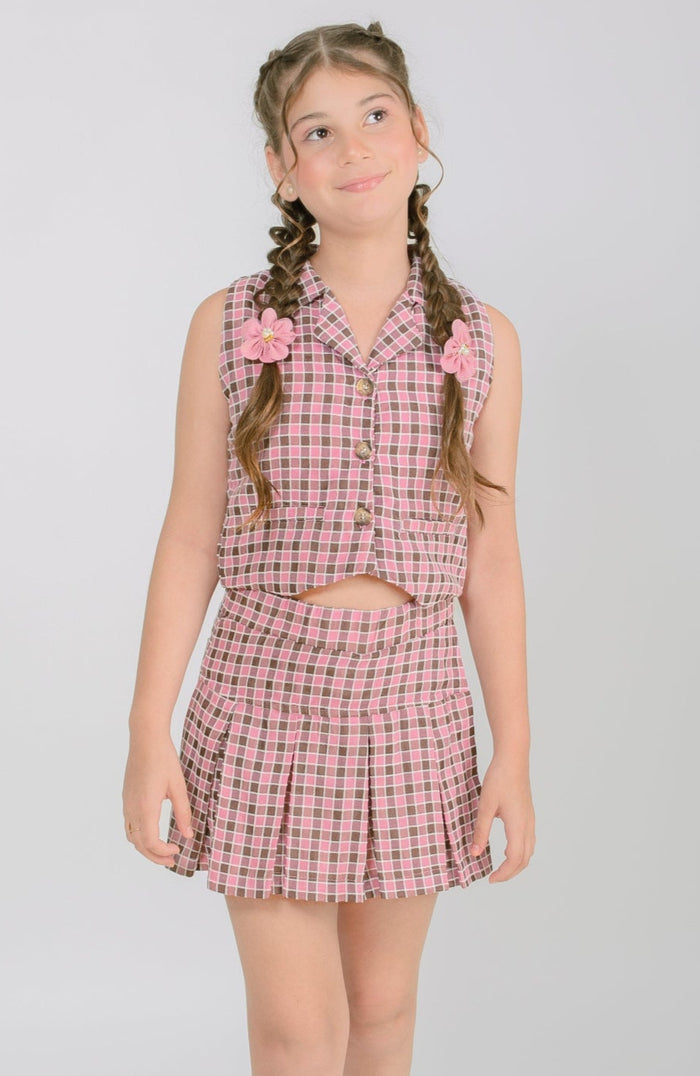 Moda Infantil Niñas Conjuntos De Short Y Blusa Para Niñas Ropa