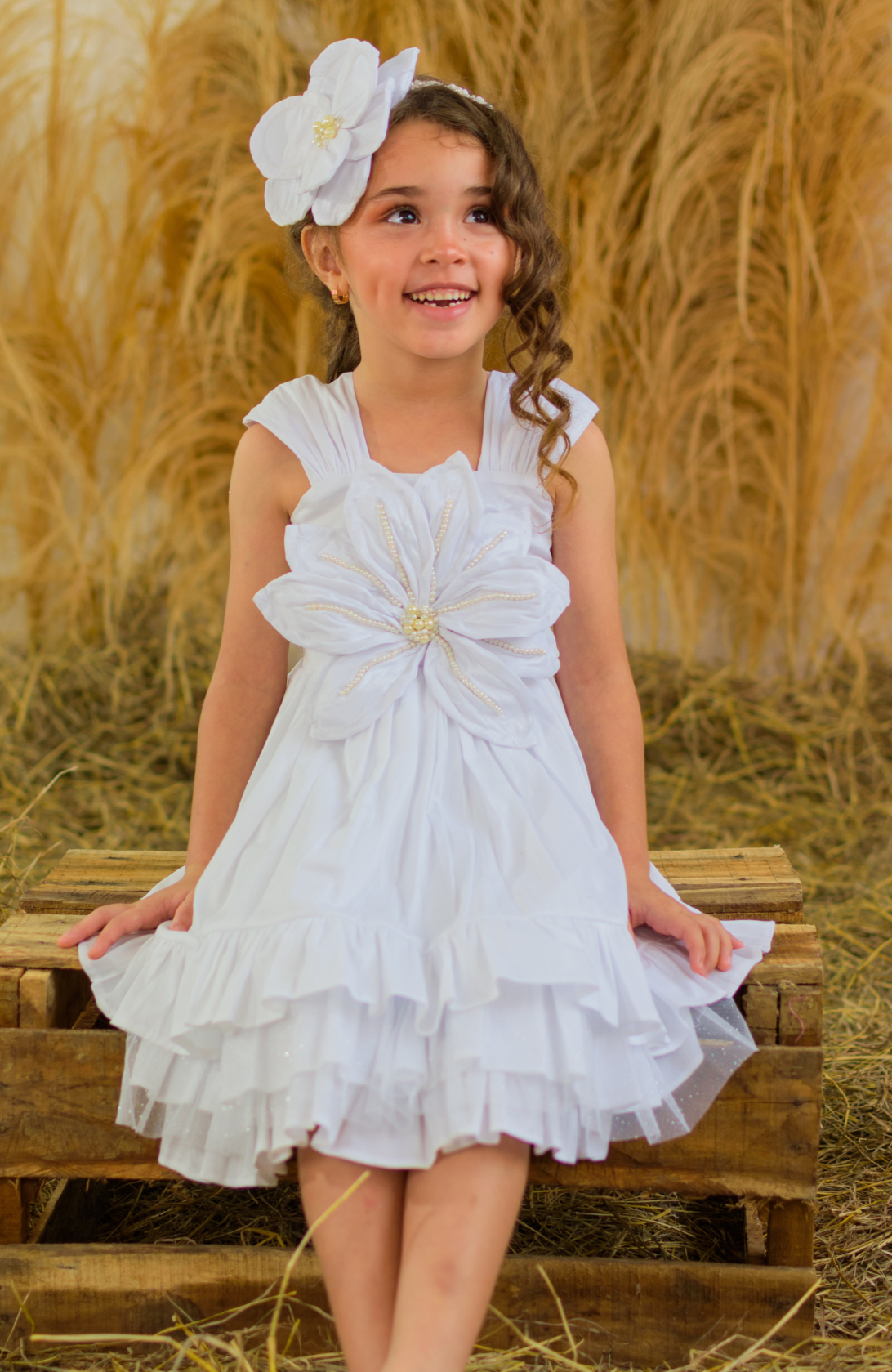 Vestido Para Niña Gloriosa Blanco