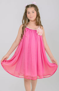 Vestido Para niña Melisas Fucsia