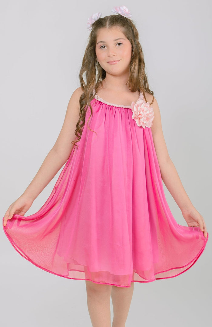 Vestido Para Bebita Melisas Fucsia