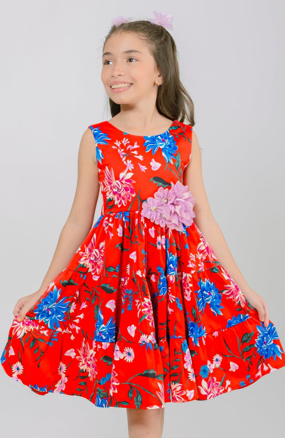 Vestido Para niña Opulencia Rojo