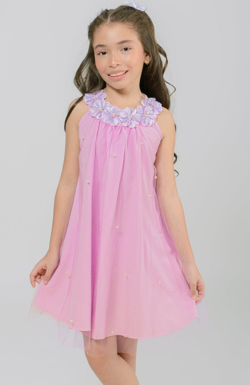 Vestido Para Niña Saula lila