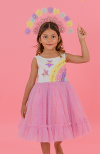 Vestido Para Niña Arcoíris